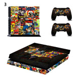 STICKERBOMB Skin Sticker For Sony PS4 Playstation 4 Console & 2 Controller