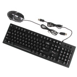 Backlight LED Pro Gaming Keyboard 2000 DPI Mouse combo