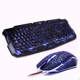 Havic Purple/Blue/Red LED Pro Gaming Keyboard Mouse Combo