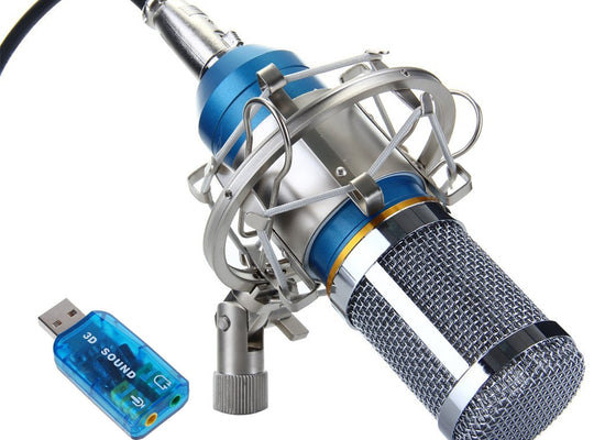BM 800 Condenser Microphone Studio Recording Professional Wired Mic
