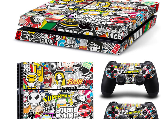 Bomb Graffiti For PS4 Vinyl Skin Sticker Cover