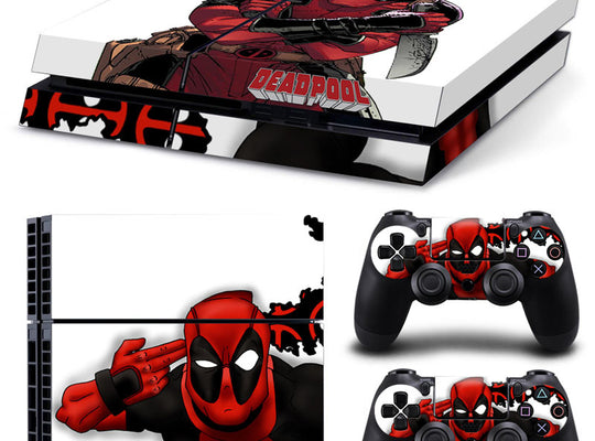 Cool Deadpool Sticker skin for PS4