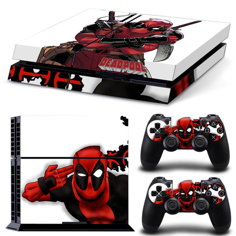 Cool Deadpool Sticker skin for PS4