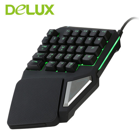 Delux gaming Ergonomic keyboard T9 Pro 30-keys