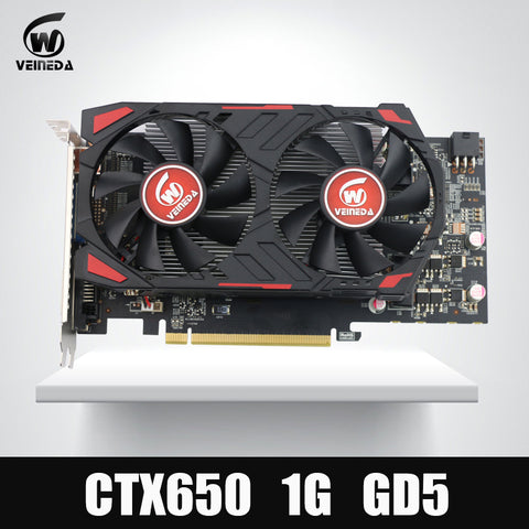 Original GTX650 GPU Veineda video graphics card GTX650 1GB GDDR5