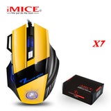 iMICE X7 Wired Gaming Mouse 7 Buttons Optical 5000DPI Professional Mouse Gamer Computer Mice For PC Laptop