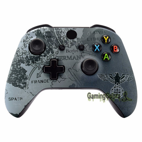 WWII Drittes Reich Imperial Eagle Patterned Front Shell for Xbox One S Game Controller