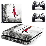 NBA Legend Air Jordan PS4 Skin Sticker For Sony PlayStation 4 Console and Controllers for Dualshock 4 PS4 Skin Sticker