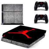 NBA Legend Air Jordan PS4 Skin Sticker For Sony PlayStation 4 Console and Controllers for Dualshock 4 PS4 Skin Sticker