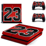 NBA Legend Air Jordan PS4 Skin Sticker For Sony PlayStation 4 Console and Controllers for Dualshock 4 PS4 Skin Sticker