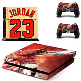 NBA Legend Air Jordan PS4 Skin Sticker For Sony PlayStation 4 Console and Controllers for Dualshock 4 PS4 Skin Sticker