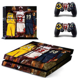 NBA Legend Air Jordan PS4 Skin Sticker For Sony PlayStation 4 Console and Controllers for Dualshock 4 PS4 Skin Sticker