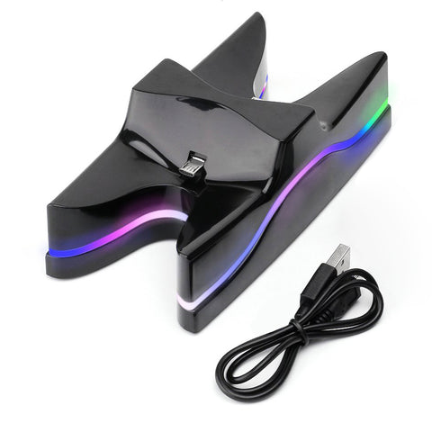 Gamepad LED DC 5V Dual Charging stand for Dual-Shock 4 Controllers