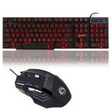 EK Gaming Keyboards 3 Backlight Modes+3200DPI Gameing Mouse