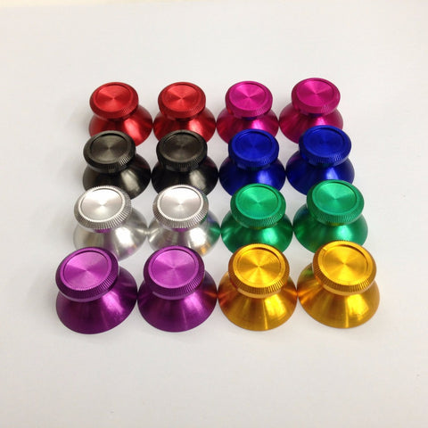 2Pcs Metal Mod Colorful Joystick Analog 3D Thumbsticks for PS4 XBOX ONE Controller