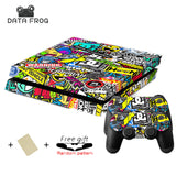 STICKERBOMB Skin Sticker For Sony PS4 Playstation 4 Console & 2 Controller